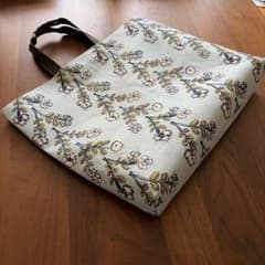 「専用」ミナペルホネン　スクエアトートバッグ　ハンドメイド ハンドメイド マチありスクエアトートバッグ ミナペルホネンtwins