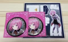 プロセカ 鳳えむ はぴこれ アクリルスタンド 箔押し缶バッジ まとめ