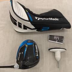★超美品★　SIM2MAX  ドライバー9度　テンセイホワイト　1K  50Sのサムネイル