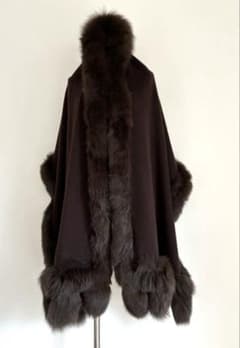 CBF FOURREUR コロンボ カシミヤ100％ フォックス 大判ストール - メルカリ