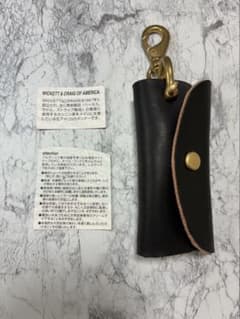 ウィケット&クレイグ　レザー キーケース 真鍮金具