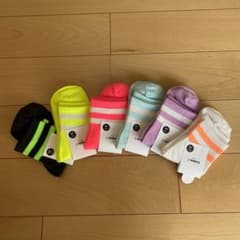 ネオンカラー　キッズ靴下 16cm〜18cmのサムネイル