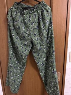 chocol raffine 花柄ワイドパンツ Fサイズ オリーブグリーンのサムネイル