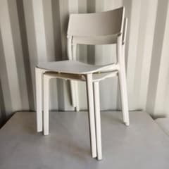 希少 廃盤 IKEA JANINGE ヤニンゲ スタッキングチェア 2脚セット 