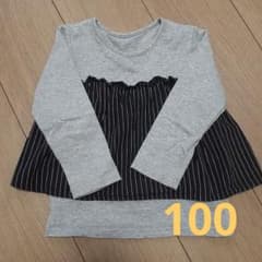 女の子　100長袖Tシャツのサムネイル