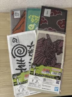 이치 반 쿠지 NARUTO I상 자가드 미니 타월 5종 세트