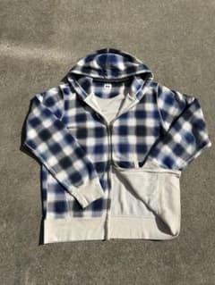 00s OLD UNIQLO　ジップパーカー　オンブレ　ダブルジップ　y2kのサムネイル