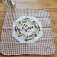 刺繍布　ハンドメイドのサムネイル