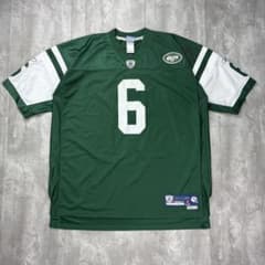 Reebok NFL 全刺繍 ジェッツ アメフトゲームシャツ 6747 Reebok NFL プリントチームロゴジェッツ アメフトゲームシャツ 7054