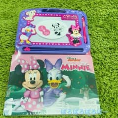 ディズニー お絵かきボード 英語知育絵本セット ミニーデイジー 新品未