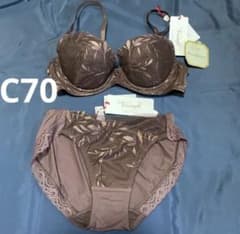 C70/M 트림프 골드 라벨 프리지아의 꽃 브라 쇼츠 세트