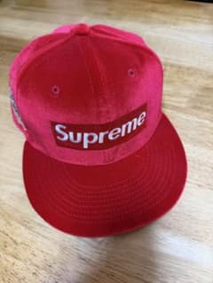 Supreme Velour Box Logo New Era "Red"のサムネイル
