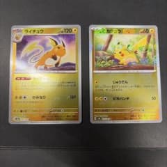 ピカチュウ ライチュウ モンスターボールミラー 2枚セット ポケモン