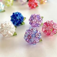 手編みビーズ細工 紫陽花ビーズボール No.1〜5 - メルカリ