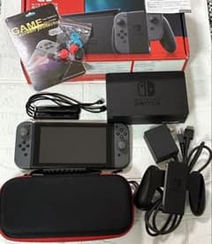 Nintendo Switch 本体　HAC-S-KAAAA 中古　ケース付き 中古】Nintendo Switch 本体 Joy-Con(L)/(R) グレー HAC-S-KAAAA