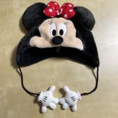 美品　ディズニー❤️ミニー　ファンキャップ　被り物のサムネイル