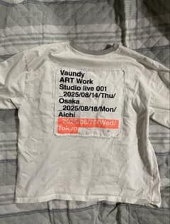 Vaundy FUSIONグレー Mサイズ ロゴTシャツ | Shop at Mercari from