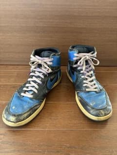 NIKE Air Jordan1 青黒 1985年製オリジナル 851012TH - メルカリ