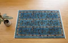 ペルシャ手織り カシュクリ ギャッベ リズバフト 95×64cm ギャベ