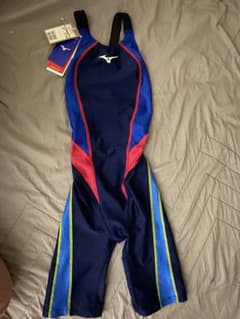 Mizuno スポーツ用水着 ネイビー/レッドのサムネイル
