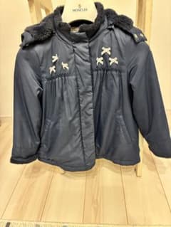 BeBe ネイビー 中綿コートのサムネイル