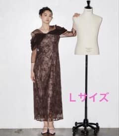 ANDRESD チュールドレープスパンコール　Ｌサイズ