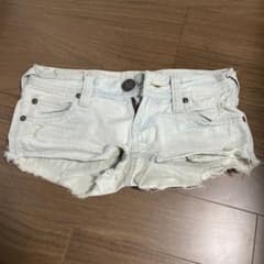 Sp Ray ショートパンツ　インディゴ　ダメージ加工のサムネイル