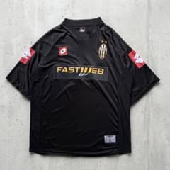 正規品】ユヴェントス 02/03 アウェイ ユニフォーム Lotto 黒 XL