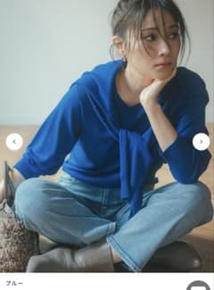 ルーニィ レーヨンシルククルーネックニットプルオーバー - メルカリ