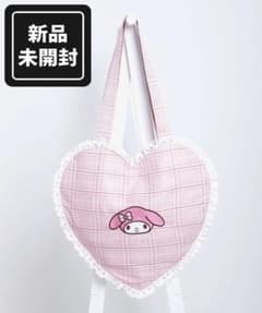サンリオ　DearMyLove フェイスハートトートバッグ　マイメロディ　夢展望のサムネイル
