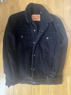 D*Y様 Levi's コーデュロイ ボアジャケット ブラック Mのサムネイル