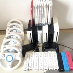 Wii 本体 コントローラー ソフト 大量まとめセット ジャンクのサムネイル