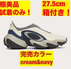 OAKLEY ゴルフシューズ EDGE ICON CREAM NAVY - メルカリ