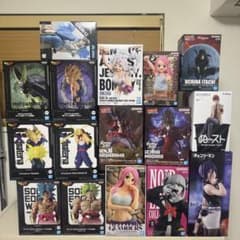 ドラゴンボール ナルト ワンピ フィギュア16体 まとめ売り レゼ トガ