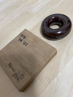 駅鈴 蓋置 共箱 唐銅 唐金 駅鈴 大野芳光作 茶道具 美品 - メルカリ