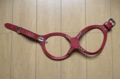 美品］バディベルトハーネス 8号 レッド 本革 - メルカリ
