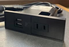 AXURU 家具埋め込み電源 コンセントUSB2ポートのサムネイル