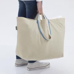 【IKEA】コットンバッグ SPIKRAK 2個セット（47×44×24cm）のサムネイル