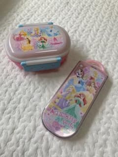 ディズニープリンセス　弁当箱　カトラリー　セットのサムネイル