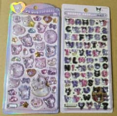 【新品】正規品 ボンボンドロップシール もじ うるちゅる クロミ 2枚セットのサムネイル