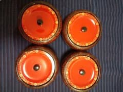 山中漆器（合成漆器）　４客セットのサムネイル