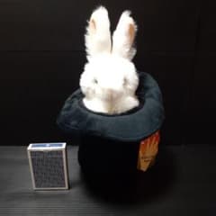 手品マジシャン シルクハット ウサギ ハンドパペット - メルカリ