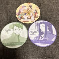 위궁 산치의 오늘의 밥 ufotablecafe 코스터 3장 세트