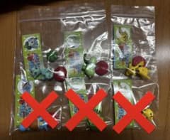 ポケットモンスター　チョコエッグ　旅立ちの3匹　3点セットのサムネイル