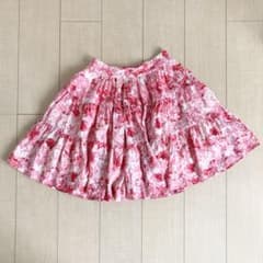 Juicy Couture フラワープリント フレアスカート サイズ2のサムネイル
