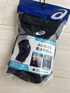 asics バレーボール　ひざサポーター　メッシュタイプ　Lサイズのサムネイル