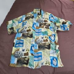 Vintage CLASSIC シルク アロハシャツのサムネイル