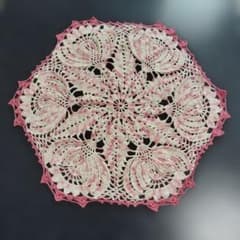 ハンドメイド かぎ針編み ドイリー マットのサムネイル