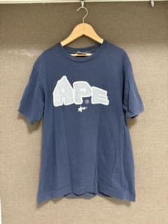 A BATHING APE Tシャツ ネイビーのサムネイル
