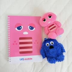 가챠핀 무크 UQ 모바일 UQ WiMAX 봉제 인형 세트 노트